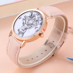Small fresh and versatile trend girls leisure personalized romantic love fashion quartz watch