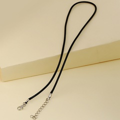 Simple jewelry accessories leather rope necklace
