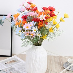 Flor de decoración de mesa de hogar de crisantemo Margarita de simulación