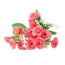 Simulation fleur bourgeon de rose maison salon dcoratif soie faux bouquetpicture14