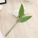 Simulacin lirio 3D siente flor falsa boda sala de estar decoracin del hogarpicture9