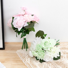 simulation rose bouquet décoration mariage fleur de soie