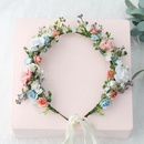 Wholesale new bridal wreath handmade fabric rose color hairband wholesalepicture9
