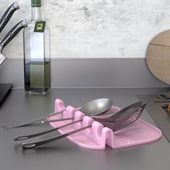 New High Temperature Silicone Kitchen Silicone Spoon Pad Spatula Shelf