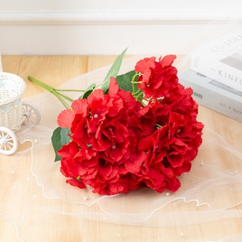 Simulacin flor hoja hortensia ramo boda flor decorativapicture17