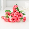 Simulation fleur bourgeon de rose maison salon dcoratif soie faux bouquetpicture15