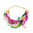 New Bohemian Contrast Color Beaded Bracelet Necklacepicture12