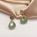 Silver needle Japanese and Korean temperament tide Morandi color oil drop ear jewelry earrings sweet earrings femalepicture8