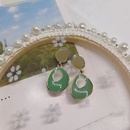 Silver needle Japanese and Korean temperament tide Morandi color oil drop ear jewelry earrings sweet earrings femalepicture10
