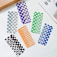 fashion acetate plate checkerboard comb simple anti-static hairdressing comb
