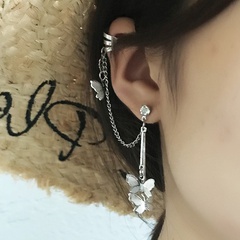 Fashion handsome butterfly earrings alloy ear bone clip