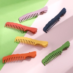 Korean version of fashion candy color cute girl's heart small comb hair clip set