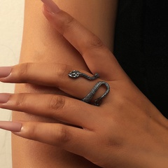 Simple Fashion Jewelry Vintage Open Snake Ring