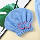 Coral fleece dry hair cap absorbent and easy to dry bow shower cap thickened princess hat wipe head towelpicture12