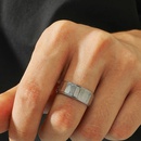 Simple Mens Stainless Steel Geometric Ringpicture11