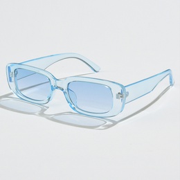 New retro small frame rectangular geometric sunglasses wholesalepicture8