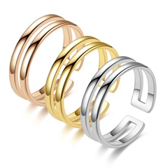 wholesale titanium steel ring simple couple ring jewelry