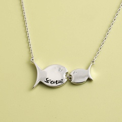 Light luxury niche simple classic S925 silver necklace