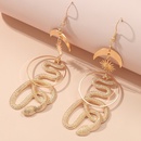 fashion creative exaggerated long geometric snakeshaped earringspicture7
