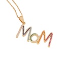new mothers day gift letter pendant copper microencrusted zircon necklacepicture10
