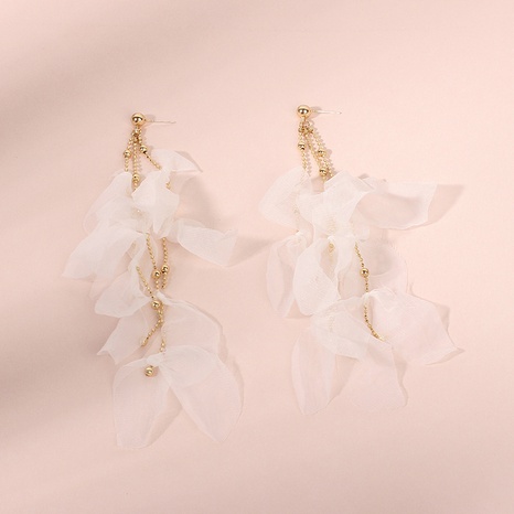 fashion handmade tassel cloth pendant earrings's discount tags