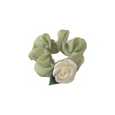 fashion simple white rose hair rope  flower head rope hair accessoriespicture10