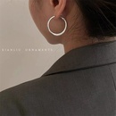 fashion simple geometric circle alloy hoop earringspicture3