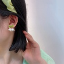 fashion simple bow flower earrings alloy drop earringspicture7