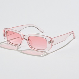 New retro small frame rectangular geometric sunglasses wholesalepicture19