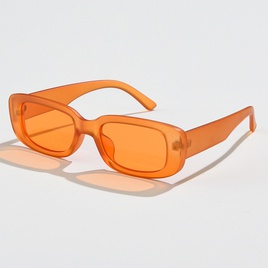 New retro small frame rectangular geometric sunglasses wholesalepicture21
