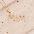 new mothers day gift letter pendant copper microencrusted zircon necklacepicture12