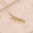 new mothers day gift letter pendant copper microencrusted zircon necklacepicture17
