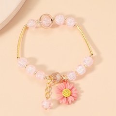 Cross-border supply crystal small fresh daisy bracelet ins simple bracelet