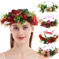 neue Simulation Stoff Blumengirlande kreative Braut Foto Kopfbedeckung