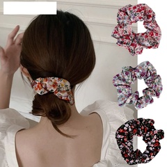 fashion chiffon floral hair ring simple hair rope hair accessories