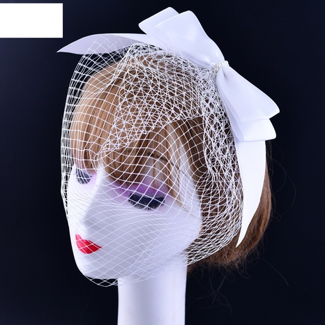 fashion simple bridal veil headdress bow hair accessories's discount tags