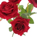 Rosas de simulacin toque hidratante boda ramo de flores falsaspicture14