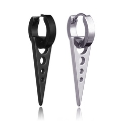 fashion simple geometric titanium steel ear bone clip triangle ear clip