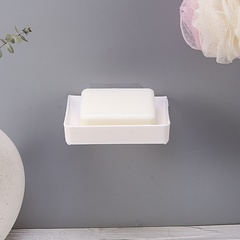 Simple soap box bathroom can be placed on the wall to store soap box toilet slope drain free punch soap rack