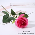 Rosas de simulacin toque hidratante boda ramo de flores falsaspicture33