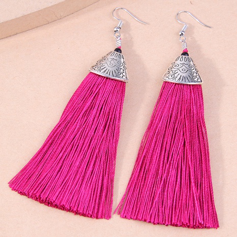 simple metal fish mouth tassel line temperament fashion earrings's discount tags