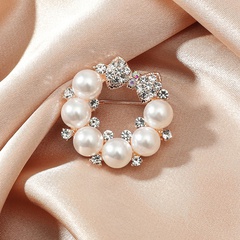 Broche de perle arc populaire de nouveaux bijoux de mode