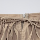 Womens New Fashion Stitching Casual Backless Zipper Short Sleeve TShirt Top Womenpicture23