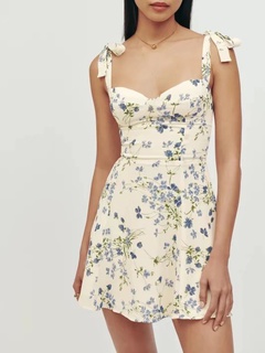 nouvelle robe florale à bretelles d'été