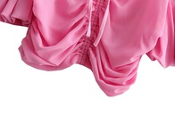 nouvelle jupe de costume plisse en mousseline de soie d39t avec doublurepicture16