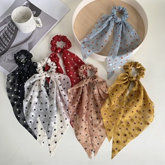 Bufanda de seda de moda Floral cuerda para el cabello nueva cinta verano lazo accesorios para el cabello