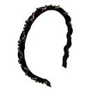 Koreanischen Stil Organza Wickel Strass Twist Stirnband Neue Einfache Haar Fixer Ausflug Haar Zubehrpicture7