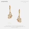 fashion simple goldplated hollow butterfly wing earringspicture15