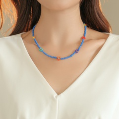 Mode Farbe Handgemachte Perlen Daisy Kreative Weben Blume Halskette