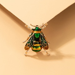 fashion Colorful Oil dripping Bee Irregular Cicada Insect Brooch